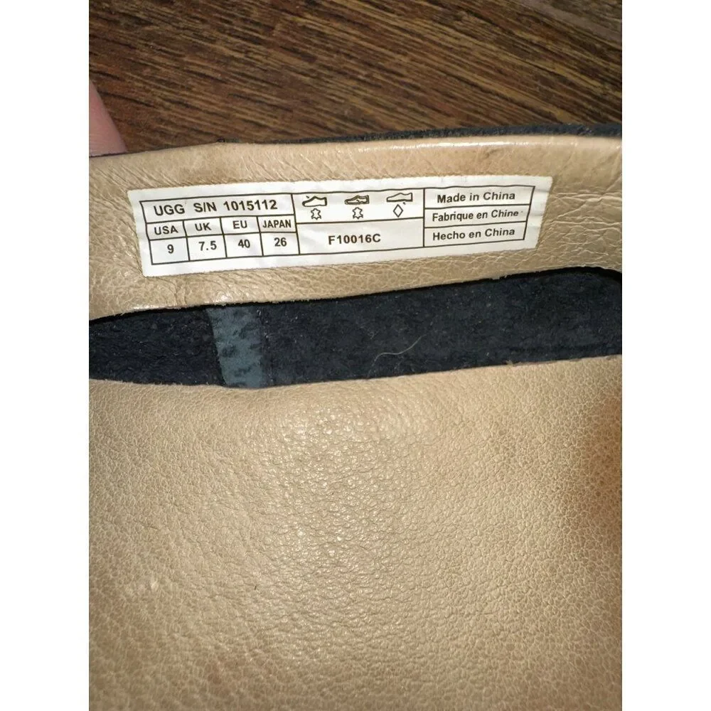 UGG Women's Selarra Black Sneaker Espadrille Loafer Slip-On  Size 9‎